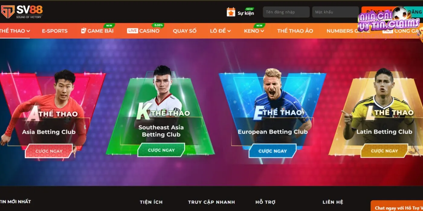 Giao diện nhà cái được thiết kế đơn giản nhưng bắt mắt