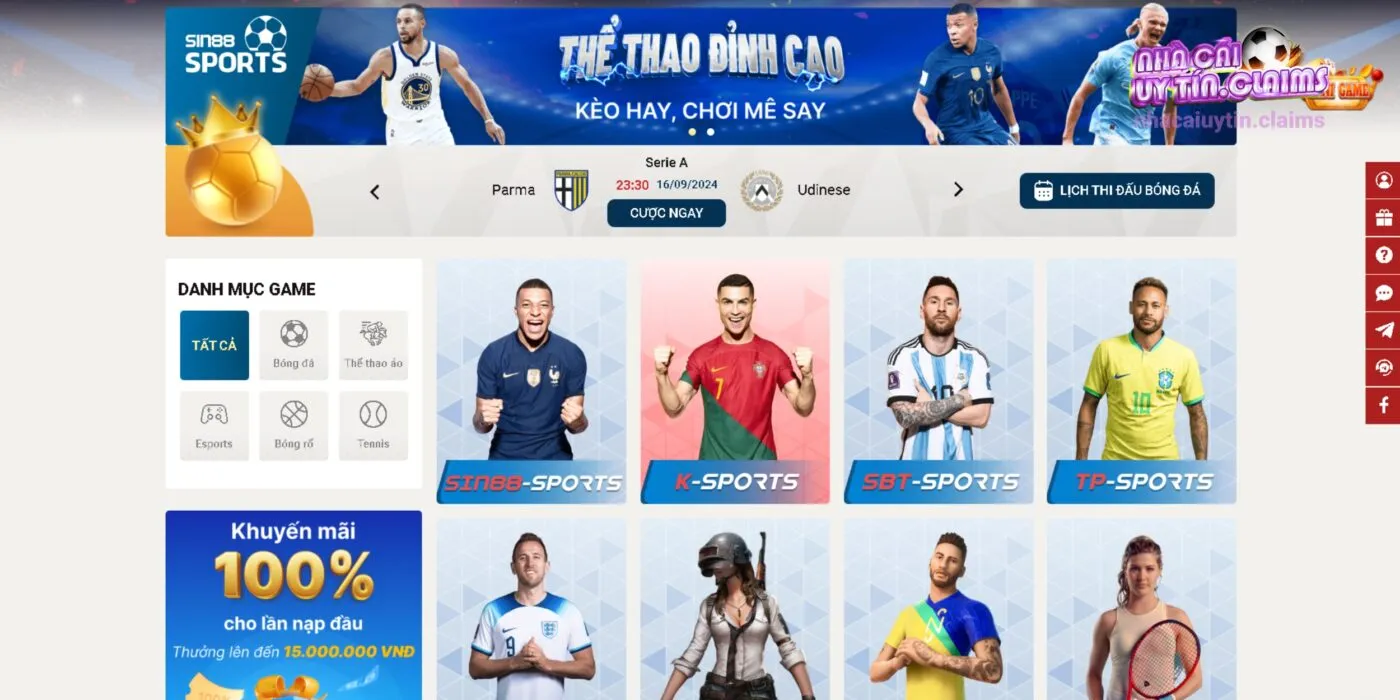 Giới Thiệu Kèo Nhà Cái SIN88